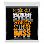 Ernie Ball 2843 Hybrid Slinky Stainless Steel Bassnaren (45-105)