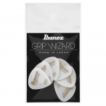 Ibanez PPA16MRG-WH Grip Wizard Rubber Grip 0.80mm Plectrum 6-Pack - Wit