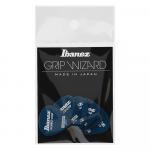 Ibanez PPA16XRG-DB Grip Wizard Rubber Grip 1.2mm Plectrum 6-Pack - Donkerblauw