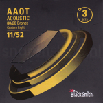 BlackSmith AABR-1152-3P Snaren met Coating voor Akoestische Gitaar (11-52) Custom Light