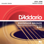 D'Addario EJ17 Phosphor Bronze Akoestische Gitaarsnaren (13-56) Medium