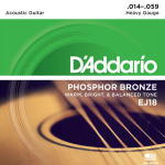 D'Addario EJ18 Phosphor Bronzen Westernsnaren (14-59) Heavy