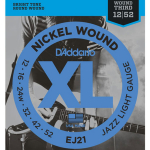 D'Addario EJ21 Nickel Wound Jazz Snaren voor Elektrische Gitaar (12-52)