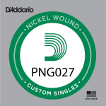 D'Addario PNG027 Pure Nickel .027 Losse Snaar