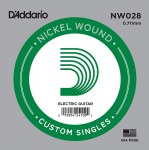 D'Addario NW028 Nickel Wound .028 Losse snaar Elektrisch/Western
