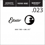 Elixir 14123 Nanoweb Phosphor Bronze Acoustic .023 Losse Snaar