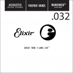 Elixir 14132 Nanoweb Phosphor Bronze Acoustic .032 Losse Snaar