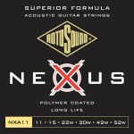 Rotosound NXA11 Nexus Coated Phosphor Bronze Westernsnaren (11-52)