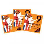 Rotosound RH9 Roto Orange Snarenset voor Elektrische Gitaar (9-46) 3-Pack