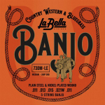 La Bella 730M-LE Nickel Plated Wound Snarenset voor 5-Snarige Banjo (11-21)