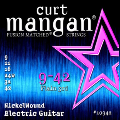 Curt Mangan Nickelwound Snaren voor Elektrische Gitaar (9-42)