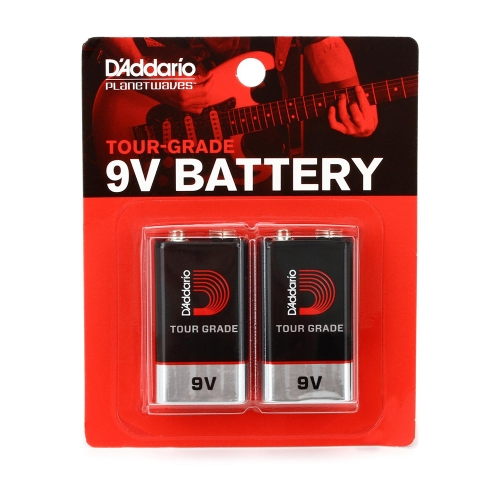 D'Addario PW-9V-02 9 Volt Batterijen 2-Pack