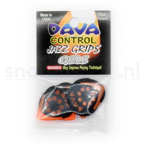 Dava Control Jazz Grips Gels Plectrum 6-Pack