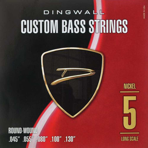Dingwall DWNI-5 Nickel-Plated Steel Bassnaren 5-Snarig (45-130)