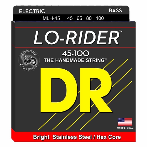 DR Strings MLH45 Lo-Rider Bassnaren (45-100)
