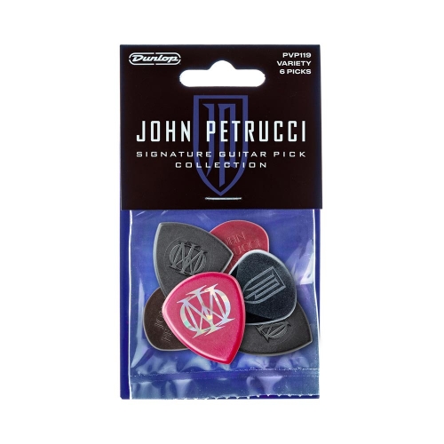 Dunlop PVP107 Celluloid Heavy Variety Plectrum 12-Pack