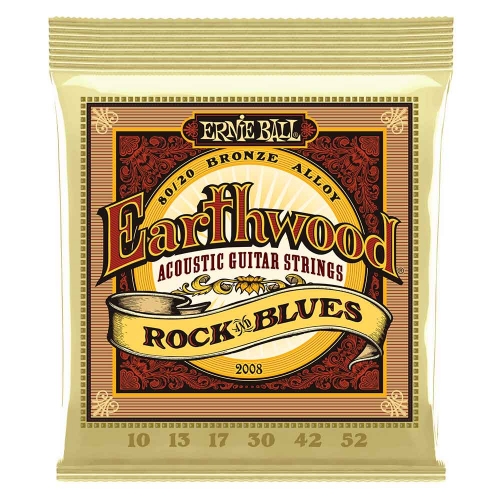 Ernie Ball 2008 Earthwood Westernsnaren (10-52) Rock&Blues