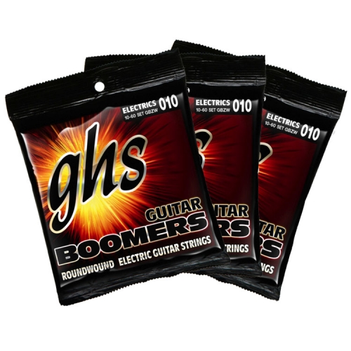 GHS Boomers GBZW Gitaarsnaren (10-60) 3-Pack