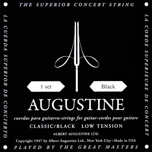 Augustine Classic Black Snaren voor Klassieke Gitaar - Normaal/Lage Spanning