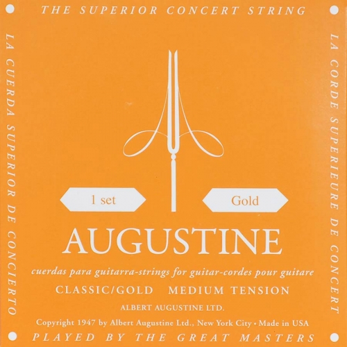 Augustine Classic Gold Snaren voor Klassieke Gitaar - Lage/ Medium Spanning