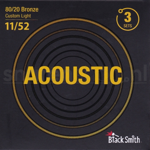 Blacksmith BR1152 triopack snaren voor akoestische gitaar