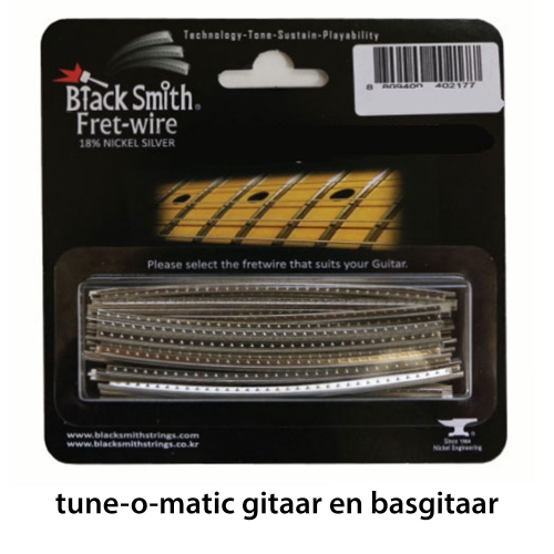BlackSmith DHP-2903 Fretdraad Heavy Jumbo Tune-o-Matic Gitaar en Basgitaar (Set 24 stuks)