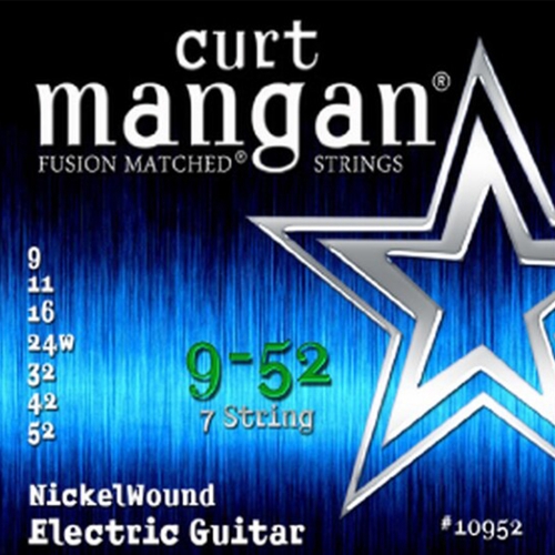 Curt Mangan 10952 Nickelwound Elektrische Gitaarsnaren 7-Snarig (9-52)