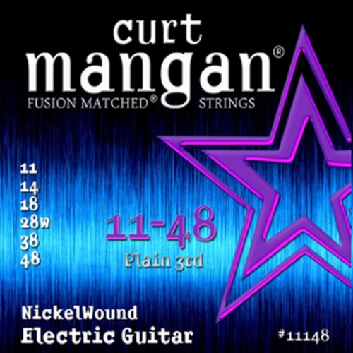 Curt Mangan 11148 Nickelwound Elektrische Gitaarsnaren (11-48)