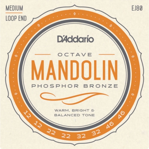 D'Addario EJ80 Octaaf Mandoline Snaren (12-46)