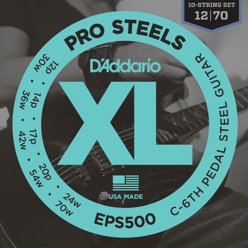 D'Addario EPS500 ProSteels Pedal Steel Snaren C-6th