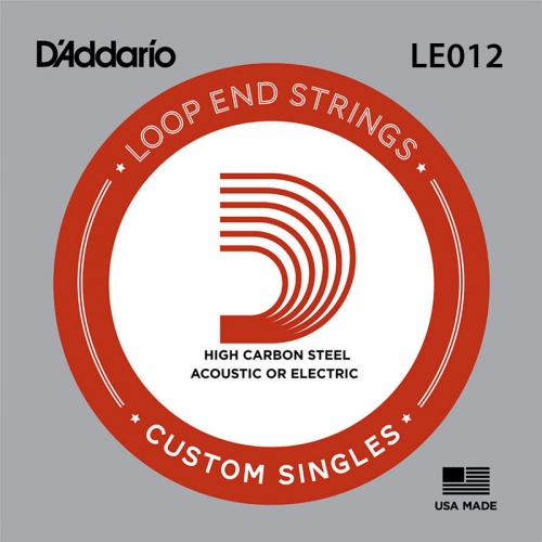 D'Addario LE012 Plain Steel Losse Banjo Snaar .012