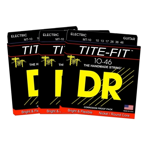 DR MT10 TiteFit Snaren 3-pack