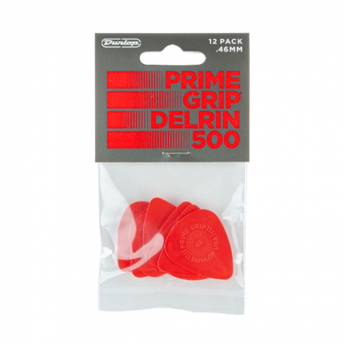Dunlop 450P046 Prime Grip Delrin Plectrum 12-Pack