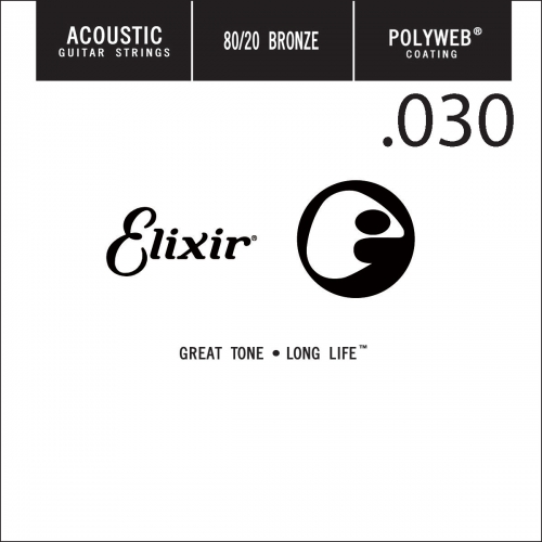 Elixir 13130 Polyweb Bronze Acoustic .030 Losse Snaar