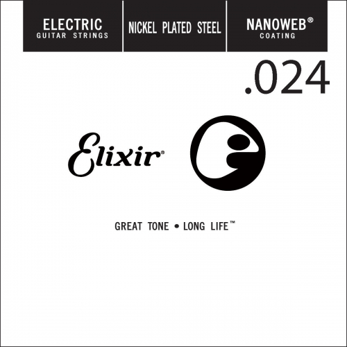 Elixir 15224 Nanoweb Electric .024 Losse Snaar voor elektrische gitaar