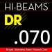 DR Strings HBBSH070 Hi-Beam .070 Losse Bassnaar