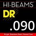 DR Strings HBBSH090 Hi-Beam .090 Losse Bassnaar