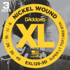 D'Addario EXL125 Nickel Wound Snaren voor Elektrische Gitaar (9-46) 3-Pack