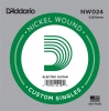 D'Addario NW024 Nickel Wound .024 Losse snaar Elektrisch/Western
