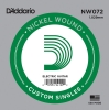 D'Addario NW072 Nickel Wound .072 Losse snaar Elektrisch/Western
