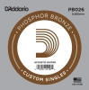 D'Addario PB026 Phosphor Bronze .026 Losse Snaar
