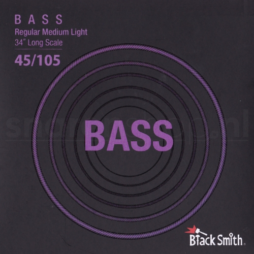 BlackSmith NW-45105 Bassnaren (45-105) Nickel Round Wound