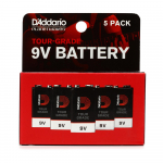 D'Addario PW-9V-02 9V-Batterijen 5-Pack