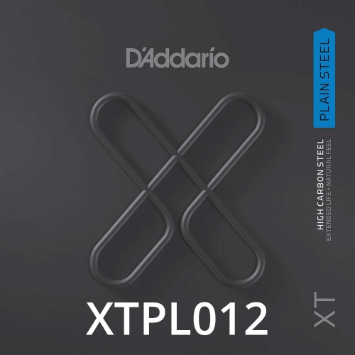 D'Addario XTPL012 Plain Steel XT Losse Snaar .012