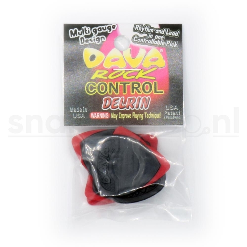 Dava Rock Control Delrin Plectrum 6-Pack