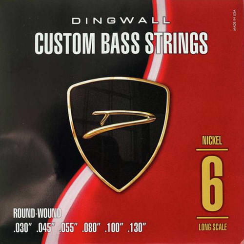 Dingwall DWNI-6 Nickel-Plated Steel Bassnaren 6-Snarig (30-130)