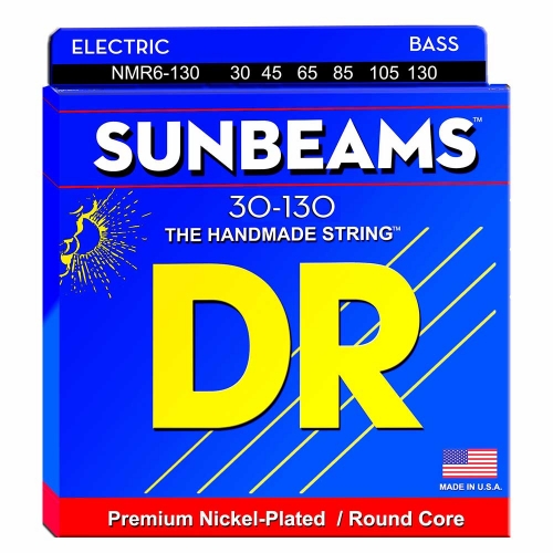 DR Strings NMR6-130 Sunbeams Bassnaren 6-Snarig (30-130) 