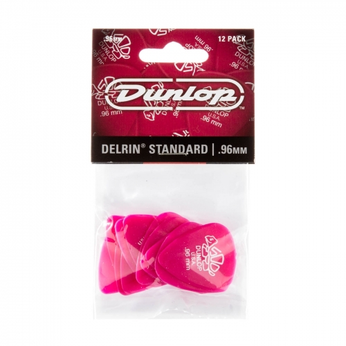 Dunlop 41P96 Delrin Plectrum 0.96mm 12-Pack