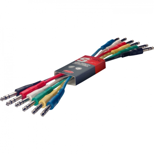 Stagg SPC030S E Patchkabel 6-Pack