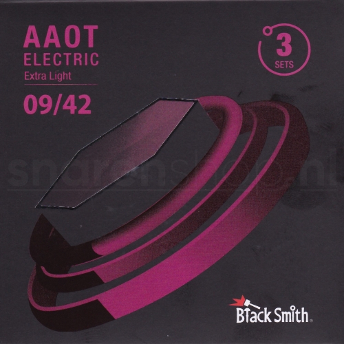 BlackSmith AANW-0942-3P Coated Elektrische Gitaarsnaren (9-42) 3-Pack